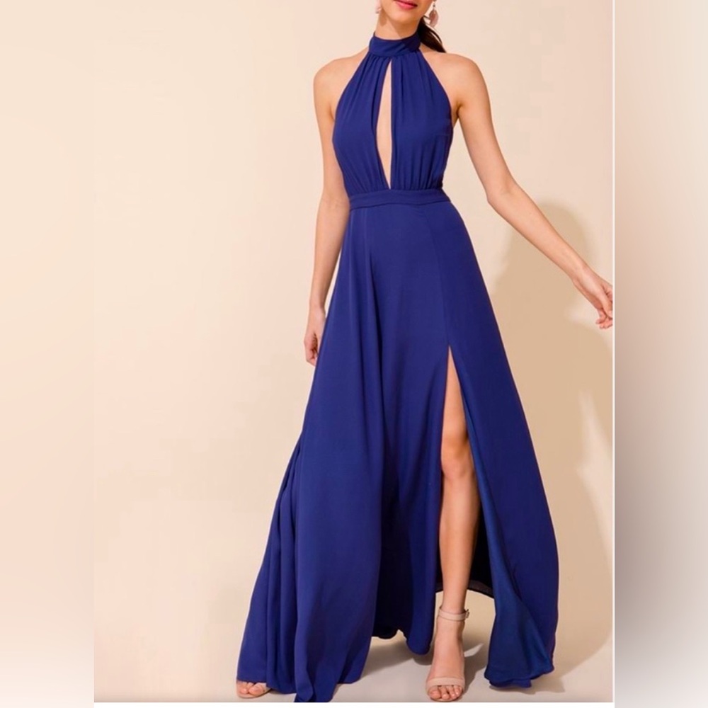 Yumi Kim Starlet Navy Maxi Dress